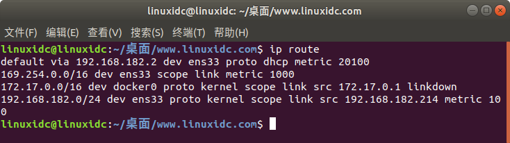 在Ubuntu中如何查看网络路由表详解“> <br/>
　　</p>
　　<p>虽然这些信息不像前面提到的命令那样对读者友好,但是它仍然足够您配置路由器。<h2 class=