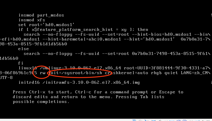 CentOS 7忘记root密码的解决方法