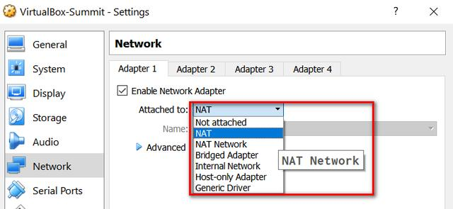  VirtualBox网络设置的NAT和桥接适配器模式区别