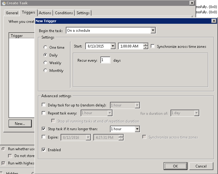如何解决Windows 2008任务计划执行bat脚本失败返回0x1问题