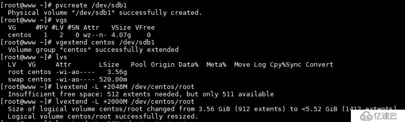  VM VirtualBoX下的虚拟linux磁盘扩容”> <br/>注:如果是xfs文件系统就不能用resize2fs,要用xfs_growfs/dev/centos/root激活<br/> </p><h2 class=