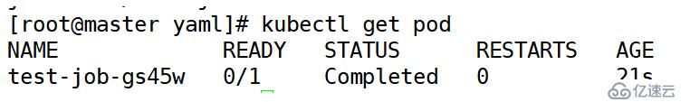  Kubernetes的工作资源对象怎么用“> </p> <p> <强> <em>它会一直创建pod直到完成命令。</em> </强> </p> <h4>(8)修改一下jop的yaml文件,修改重启策略</h4> <pre> <代码> # vim jop.yaml root@master yaml
　　类型:工作
　　apiVersion:批处理/v1
　　元数据:
　　名称:test-job
　　规范:
　　,模板:
　　,,元数据:
　　,,名称:test-job
　　,,规格:
　　,,,容器:
　　,,——名称:你好
　　,,,图片:busybox
　　,,,,命令:“asdasxsddwefew",“你好k8工作!“)
　　,,,restartPolicy: alt=
