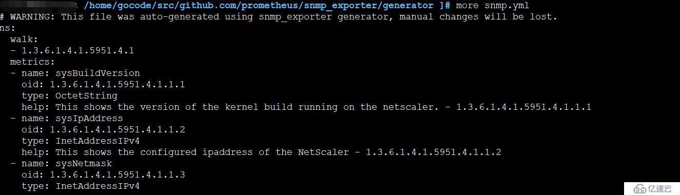  snmp_exporter怎么采集netscaler设备指标? 