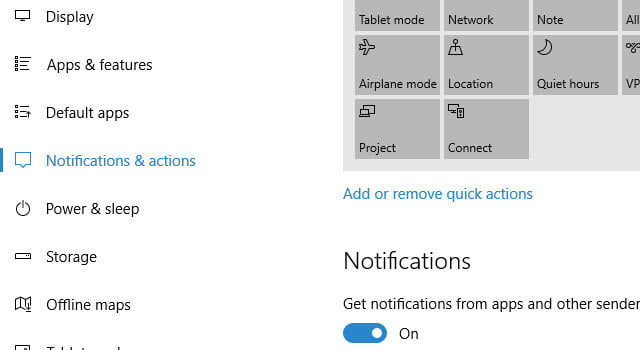 怎么在Windows 10中关闭通知
