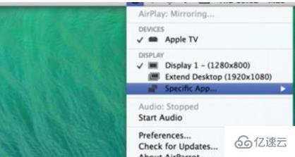 如何使用macbook打开airplay 