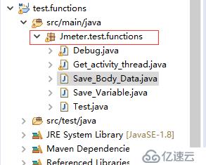  Jmeter如何实现参数名称和个数动态变化的接口请求“> <br/> 1.2。首先在Jmeter.test.functions包下创建一个类,类名称为Save_Body_Data,需要继承AbstractFunction类,然后实现父类的四个方法</p>
　　<pre> <代码>私有静态最终List<String>desc=new LinkedList<String> ();/*该变量用来获取对参数值输入进行描述*/私有静态最终字符串键=