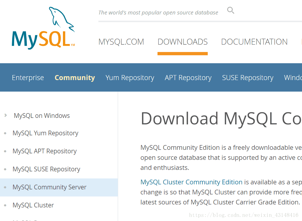  Mysql 8.0安装及重置密码问题“> <br/>
　　</p>
　　<p> <强> 2:安装MySql </强> </p>
　　<p>打开下载文件解压到指定文件目录。</p>
　　<p>打开解压后的MySql文件在根目录下创建我的。ini (mysql配置文件),使用nodpad + + c创建<br/>
　　</p>
　　<p>这里需要将basedir与datadir路径改成mysql的解压路径</p>
　　
　　<pre类=