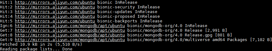  Ubuntu 18.04安装MongoDB 4.0的教程详解