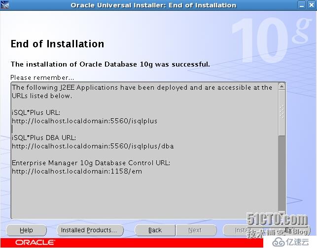  Red Hat 5.5安装oracle 10 g 