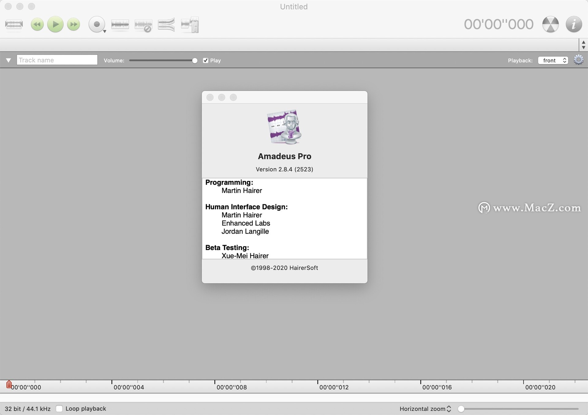  Amadeus为Mac Pro(音频编辑修复去噪软件)2.8.4.2523 