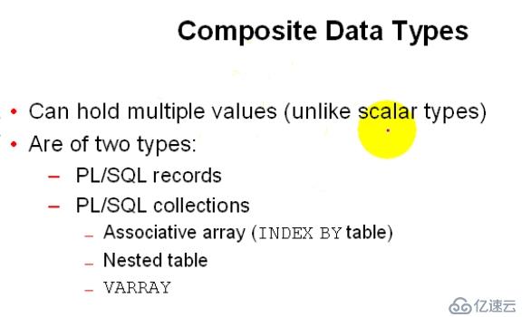  10。PL_SQL——PL_SQL中的复合数据类型之记录