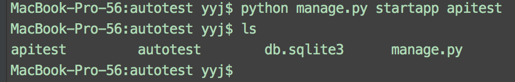 怎么在python中使用Django创建一个应用“> </p> <p> <强>创建视图</强> </p> <p>在apitest/视图中添加测试函数</p> <pre类=