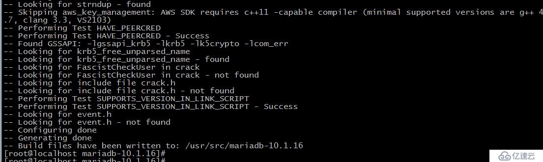 基于CentOS 6.8平台最新源代码包编译安装企业版MariaDB数据库