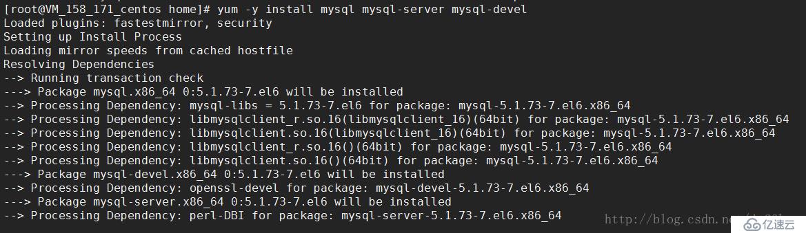  CentOS6.8系统使用yum源安装mysql并实现远程登陆mysql 