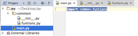 如何在Python中使用包”> </p> <p>把我们的模块(公共函数funcitons.py)文件放入这个包中,那么在引入这个模块的文件时候就不一样了:</p> <pre类=