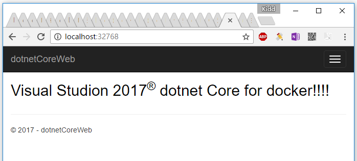 Visual studio 2017怎么发布dotnet core到docker