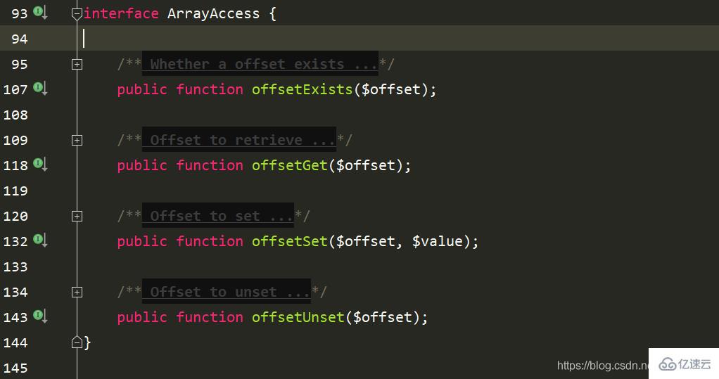  ThinkPHP中如何使用ArrayAccess”>这里在使用<代码> offsetGet> </代码打印的结果为<代码>卡卡> </代码应该都明白怎么回事了吧!其余俩个方法就不去演示了,相信你也已经明白了。</p> <p data工具=癿dnice编辑器”>所以说这个ArrayAccess类<代码>就是提供像访问数组一样访问对象的接口</代码>。</p> </节> <p class=