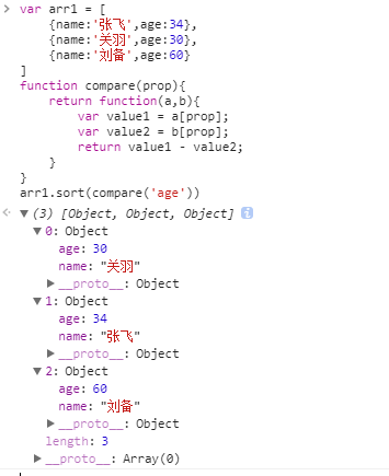 JS sort排序的使用方法