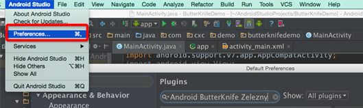  Android工作室中ButterKnife插件的安装与使用详解“> <br/>
　　</p>
　　<p>重新编译一下该项目,通过后继续操作。</p>
　　<p> 2.2》在代码中就可以使用注解的方式了</p>
　　<p> 2.2.1》示例布局文件如下:</p>
　　
　　<pre类=