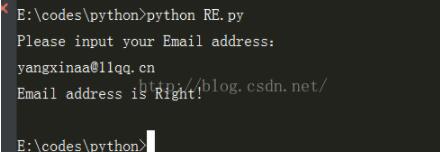 Python实现正则表达式匹配任意的邮箱方法