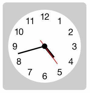  JavaScript实现仿时钟ISO时钟
