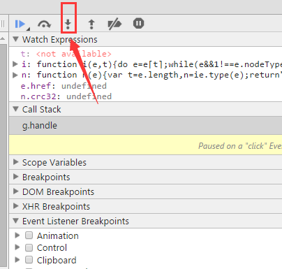 利用chrome浏览器进行js调试并找出元素绑定的点击事件详解
