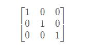  python实现一个反向单位矩阵示例