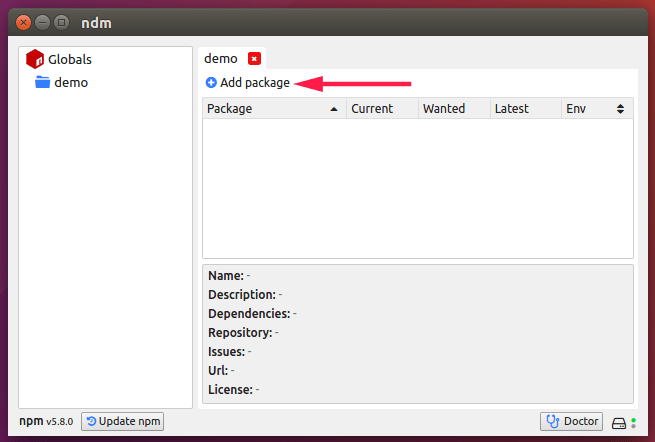 的ndm: NPM的桌面GUI应用程序