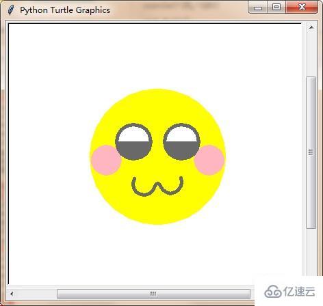 如何使用python实现画笑脸