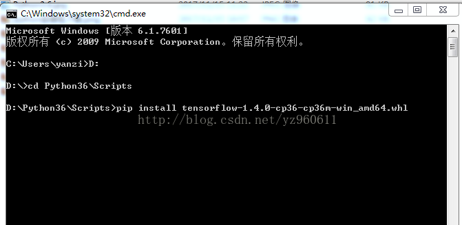  Python3.6 + TensorFlow安装配置图文教程(Windows 64位)
