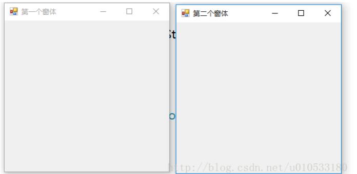  C # WindowsForm程序同时启动多个窗口类