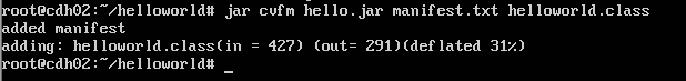 發inux环境下java程序打包成简单的hello