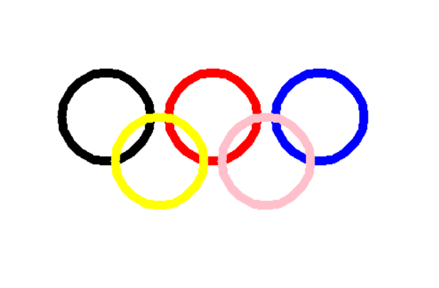  Python中画奥运五环的方法