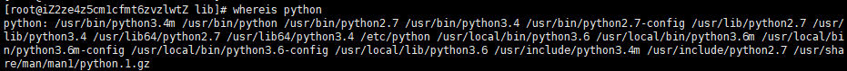  centos卸载python的方法”>运行以下命令删除Python3.4相关文件:</p> <pre类=
