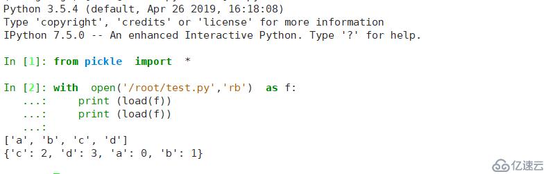  python序列化和反序列化
