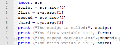  Python中sys和argv的应用方法