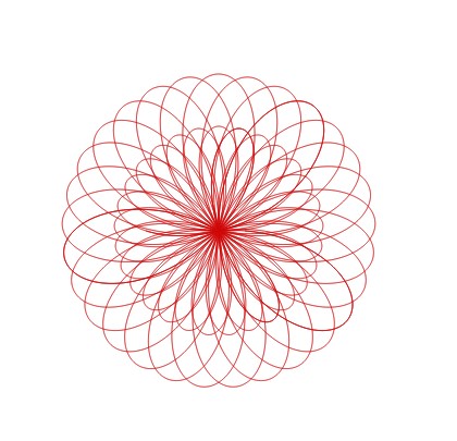 怎么用HTML5画布上实现玫瑰曲线和心形图案