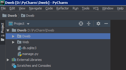  PyCharm中创建Django项目Django的方法